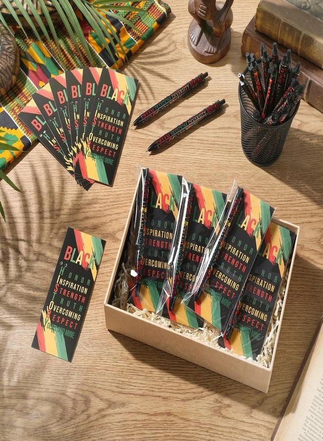 Sinload 24 Set Juneteenth Freedom Day Gifts 24 Pcs Pencils with 24 History Honor Bookmarks African American 0.7 Mechanical Pencils Black History Gifts for Student Teacher Office Classroom Supplies - Image 5