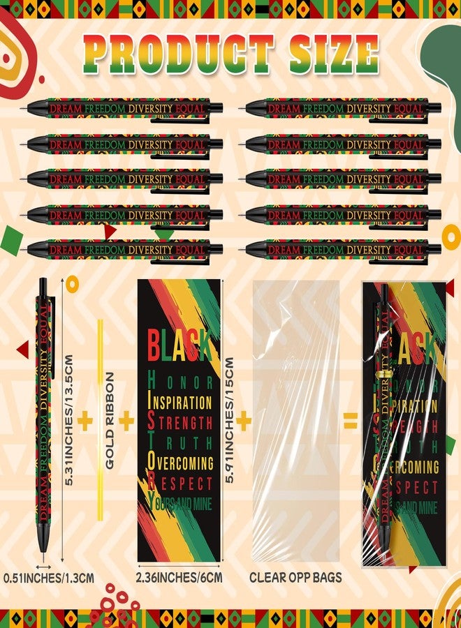 Sinload 24 Set Juneteenth Freedom Day Gifts 24 Pcs Pencils with 24 History Honor Bookmarks African American 0.7 Mechanical Pencils Black History Gifts for Student Teacher Office Classroom Supplies - Image 2