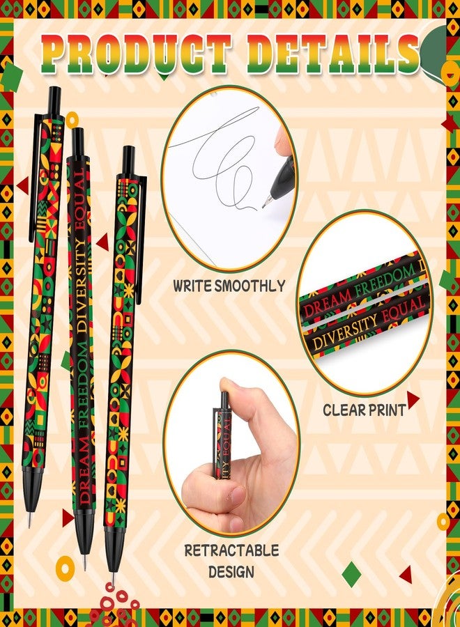 Sinload 24 Set Juneteenth Freedom Day Gifts 24 Pcs Pencils with 24 History Honor Bookmarks African American 0.7 Mechanical Pencils Black History Gifts for Student Teacher Office Classroom Supplies - Image 3