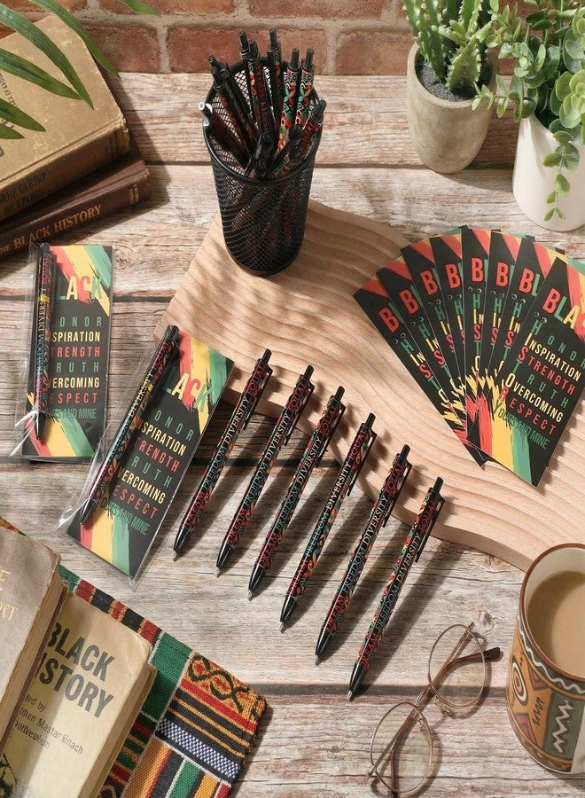 Sinload 24 Set Juneteenth Freedom Day Gifts 24 Pcs Pencils with 24 History Honor Bookmarks African American 0.7 Mechanical Pencils Black History Gifts for Student Teacher Office Classroom Supplies - Image 4