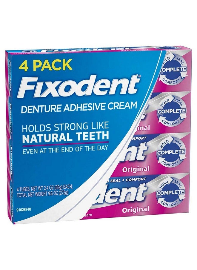 Fixodent Fixodent Original Denture Adhesive Cream-2.4 oz, 4 pk  - Image 2