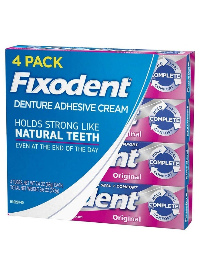 Fixodent Fixodent Original Denture Adhesive Cream-2.4 oz, 4 pk  - Image 3