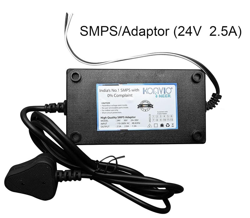 KONVIO NEER Konvio Neer 24v 2.5 amp Power Supply (18 months Warranty) Adapter SMPS for RO Water Filters and Purifiers  - Image 5