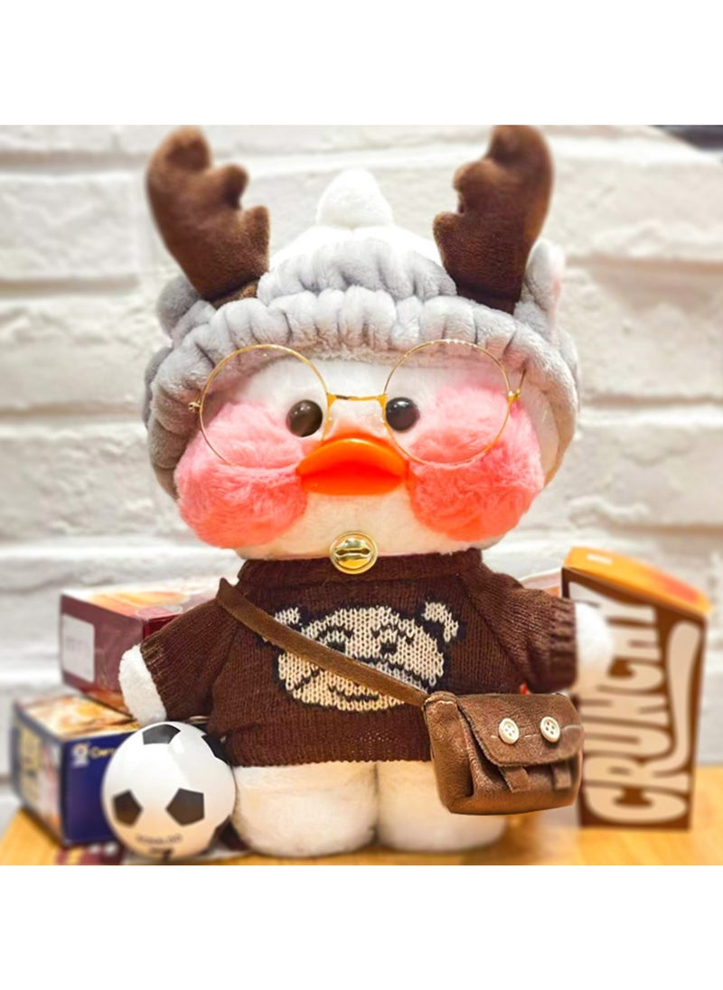 Cutie Cute Kawaii Plush Soft Duck Doll Korean Netred Supports Hyaluronic Acid Small Duck Doll Children's Toy For Birthday Gift 30cm  - Image 1