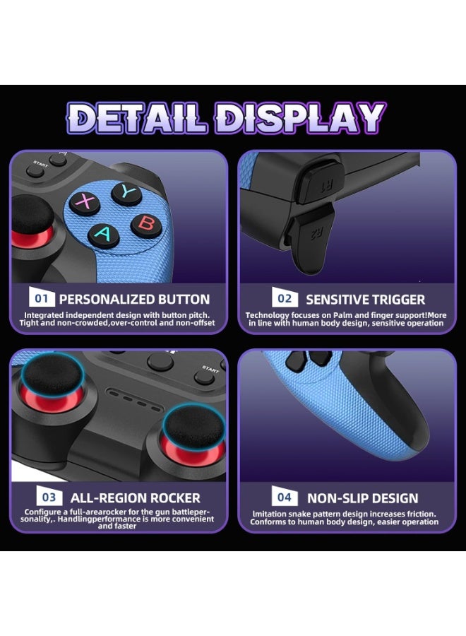 X2 Blue Retro Gaming Stick with 64GB 30000+ Games,TV/PC Handheld Video Game Console,Gift - Image 4