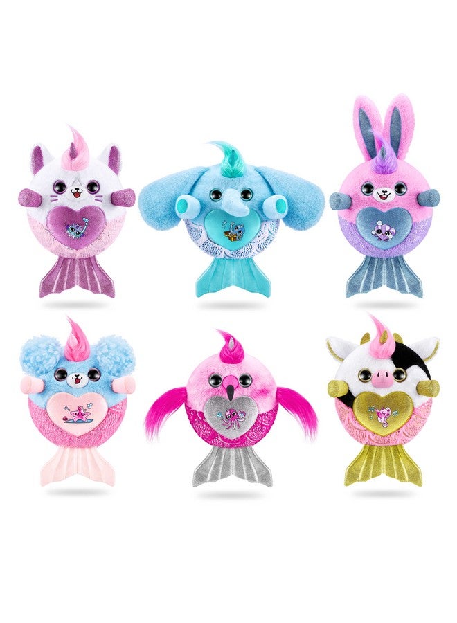 Rainbocorns Mermaidcorn (Puppy) By Zuru, Collectible Plush, Mermaid Surprises, Cuddle Plush Stuffed Animal, Surprise Egg, Stickers, Magic Sands & Bubble Mixture, For Girls 3+ Up - Image 4