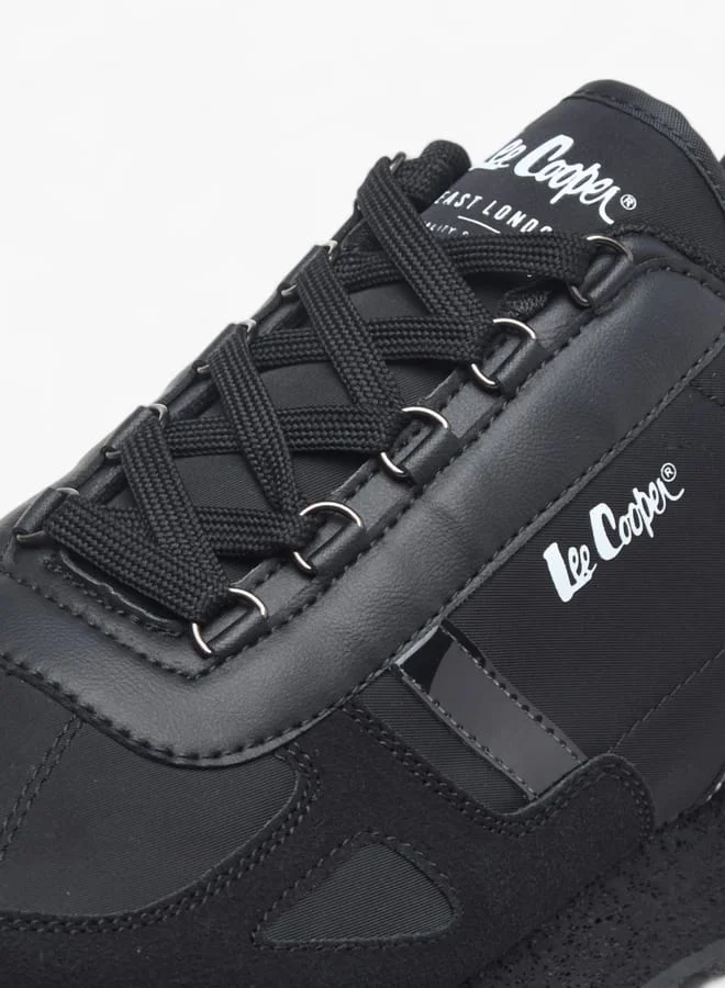 Lee Cooper Men's Panelled Lace-Up Sneakers