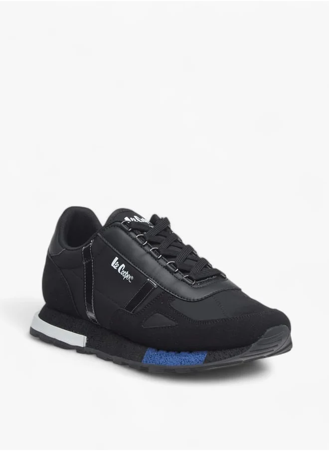 Lee Cooper Men's Panelled Lace-Up Sneakers