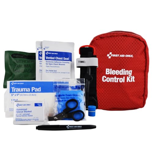 First Aid Only 91513 Right Response Bleeding Control Kit for Limb & Chest Wounds, 15 Pieces - Image 4