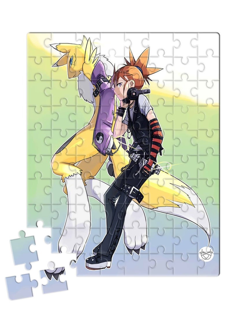 Reeman Design Puzzle printed with Digimon design