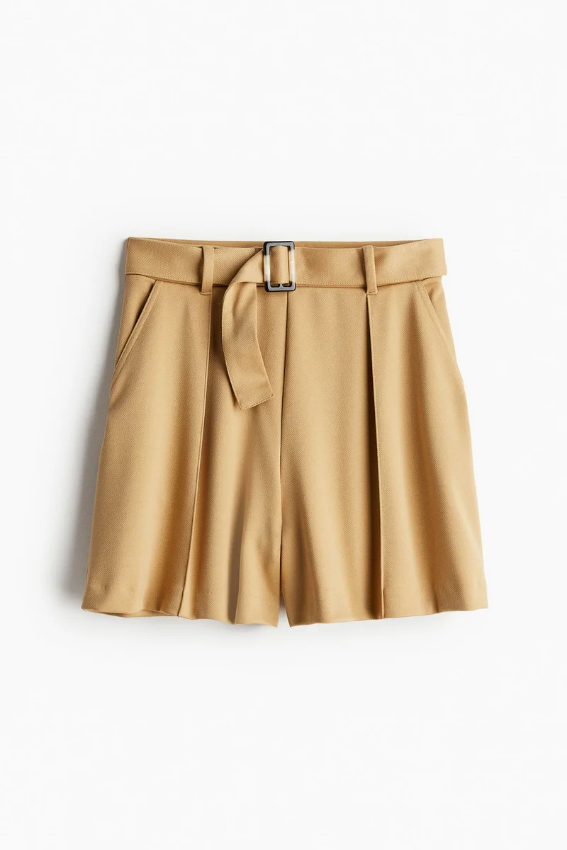 H&M Belted Pull-On Shorts