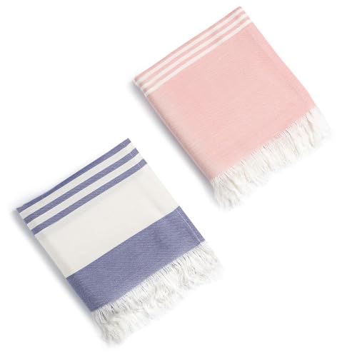 Wakefit Bamboo Bath Towel Set for Men and Women, Large Size 90x160 cm - Tang & Navy, Set of 2 - Image 5