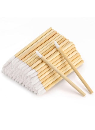100pcs Disposable Bamboo Handle Lip Brushes Lipstick Lip Gloss Wands Applicator Makeup Tool - pzsku/Z80338444CAA9A17517BDZ/45/1745933532/7118a3fc-4de4-4de2-8102-7be512fb465f
