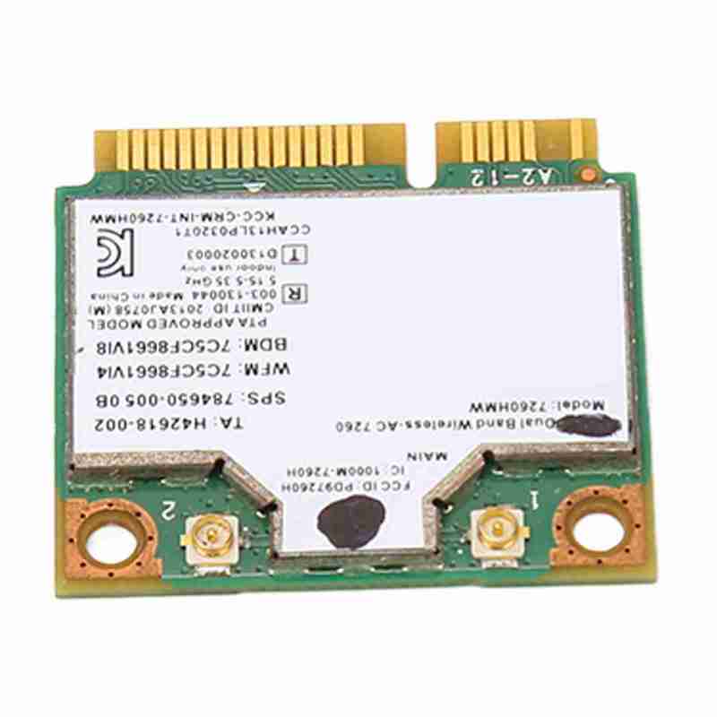 Mini PCIE WiFi Card 1200Mbps Dual Band - BT4.0 High Speed Network Card for Laptop Desktop AIO Win7 Win10 Devices - Image 2