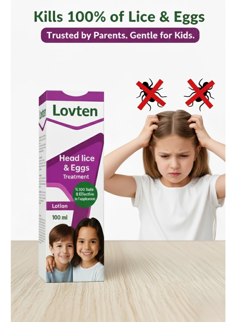 Everyday Lovten Head Lice & Eggs Treatment Lotion 100ml - Image 1