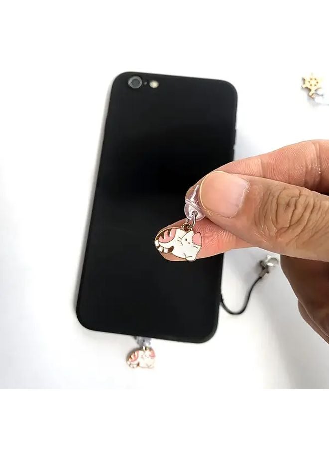 Mini Cat Phone Dust Plug Charm For iPhone 6 To 14 Pro Max Protect Charging Port - Image 5