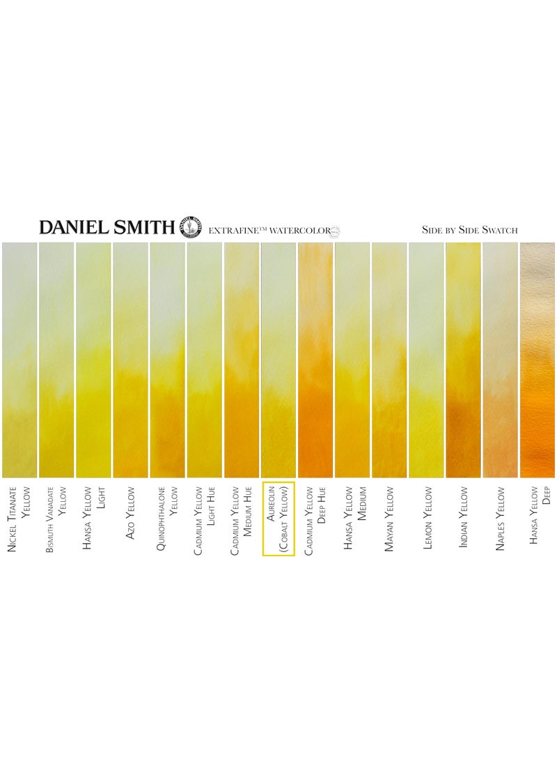 Daniel Smith Daniel Smith Extra Fine Watercolor Paint, 5ml Tube, Aureolin(Cobalt Yellow), 284610006  - Image 4