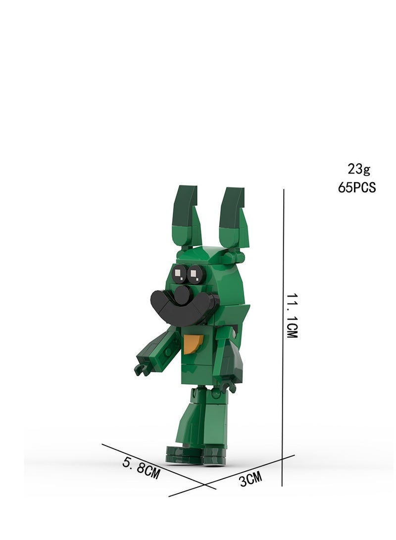 XiuWoo New Funny Smiling Critters Building Block Set,Smiling Critters Toys,Game Model Toys Ideas Collectible Building Bricks Birthday Gift For Kids 8pcs set - Image 2