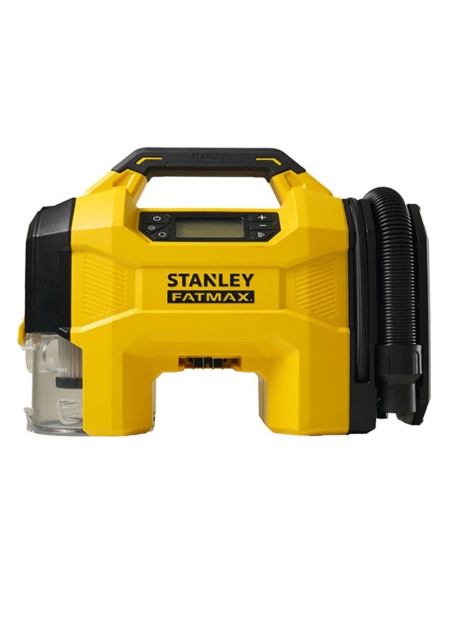Stanley ستينلي مضخة هواء 3 في 1 - منفاخ، مكنسة، ومضخة هواء - 20 فولت و 12 فولت DC، أداة محمولة، تشغيل بدون سلك، (البطارية والشاحن غير متضمنين)، SXVI02001 - Image 1