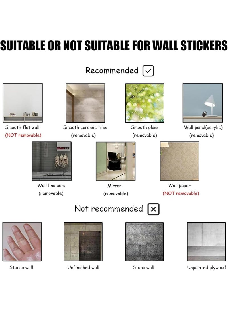 JOGAMS 20Pcs 4 x 4 Inch Decorative Peel and Stick Tile Stickers Waterproof Heat and Moisture Resistant Indoor Home Decor - Image 5