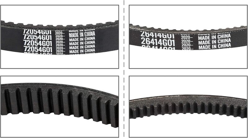 10L0L Clutch Drive & Starter Belts Kit for EZGO Golf Carts - Image 5