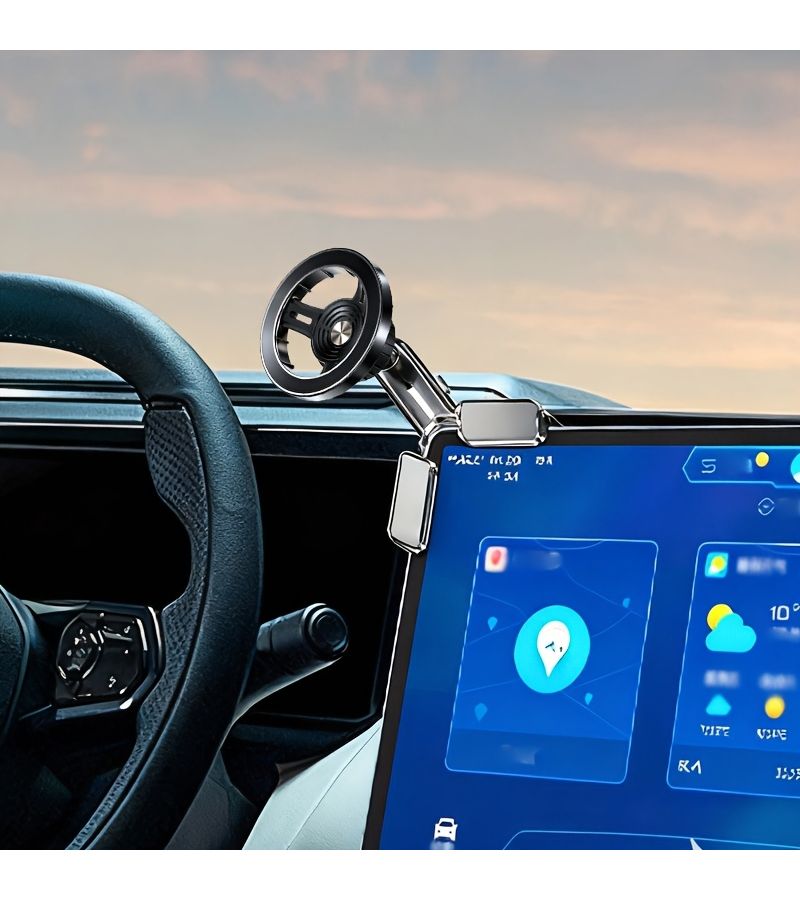 حامل مغناطيسي للهاتف في السيارة خاص بسيارات Tesla Model Y 3 S X DP02 بفتحات مفرغة - Image 1
