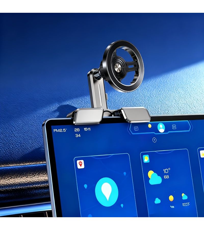 حامل مغناطيسي للهاتف في السيارة خاص بسيارات Tesla Model Y 3 S X DP02 بفتحات مفرغة - Image 5