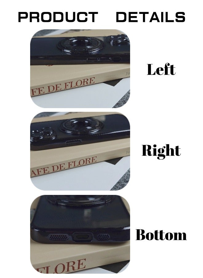 شيبشيب غطاء ايفون 14،أغطية هواتف مغناطيسية شفافة مع حامي عدسة الكاميرا [متوافقة مع ماجسيف] غطاء واقٍ ناعم من البولي يوريثين المضاد للصدمات للنساء والفتيات - Image 2