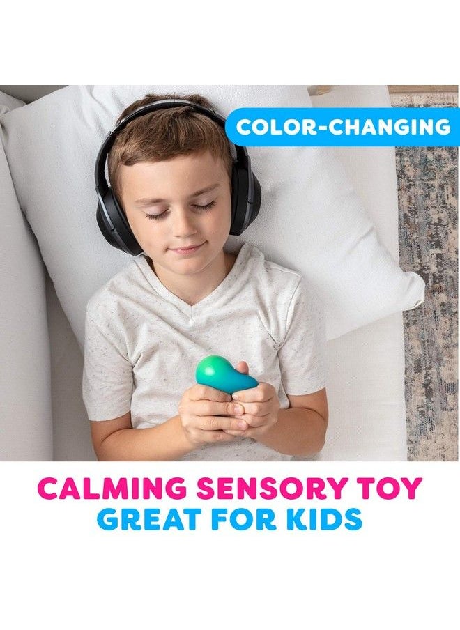 Power Your Fun - Arggh Mini Stress Balls For Adults And Kids 3Pk Squishy Stress Balls Color Changing Resistance Fidget Toys Sensory Stress Anxiety Relief Squeeze Toys Squishy Toy (Yellow Pink Blue) - Image 1