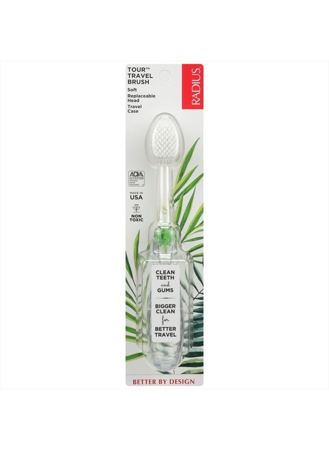 Radius - Radius Tour Travel Toothbrush, Assorted color - 1 count - Image 1