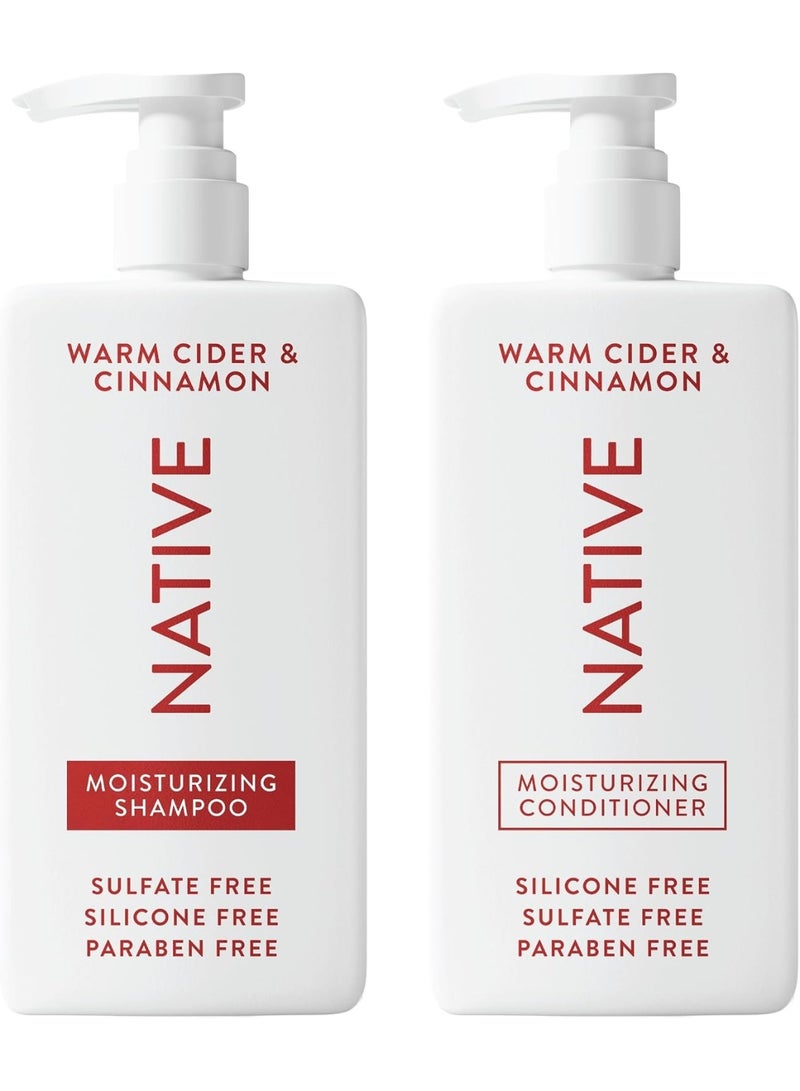 Native Shampoo and Conditioner Set | Sulfate Free, Paraben Free, Dye Free, with Naturally Derived Clean Ingredients| 16.5 oz (Coconut & Vanilla, Moisturizing), 2, 1.3 ounces - Image 1