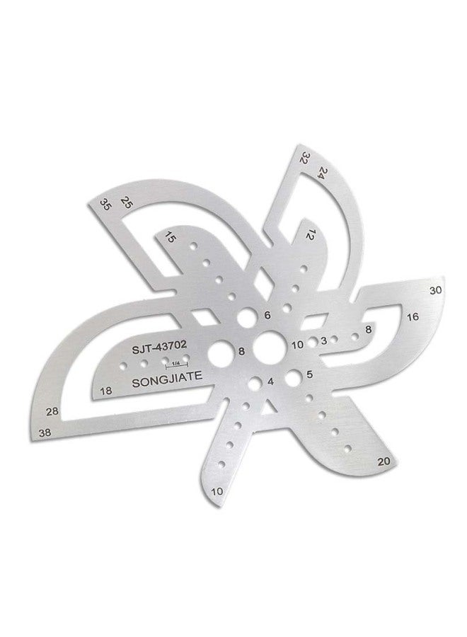 Watch Strap Measuring Tool Belt Rounded Template Ruler With Tail Template Ruler Rounded Template Ruler-Model:Tail Template Ruler  - Image 1