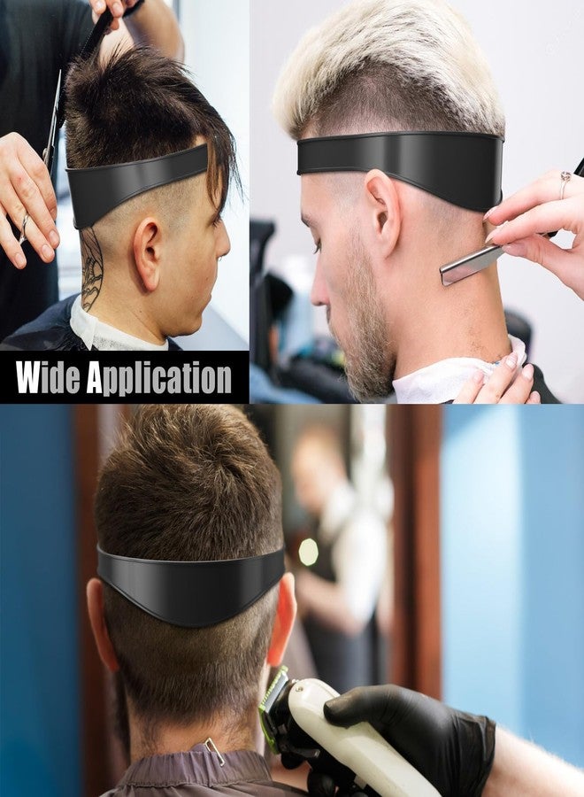 AOMGD Neckline Shaving Template and Adjustable Hair Trimming Guide,DIY Self Haircutting System, Shaving and Keeping a Clean and Straight Neck Hairline,Easy Use Tool Soft Portable (Black) - Image 5