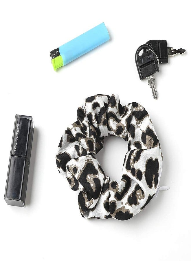 Ivyu Pocket Scrunchies with Zipper Stash Hair Ties Soft Silk Satin Scrunchy (LLCQ-010) - Image 3