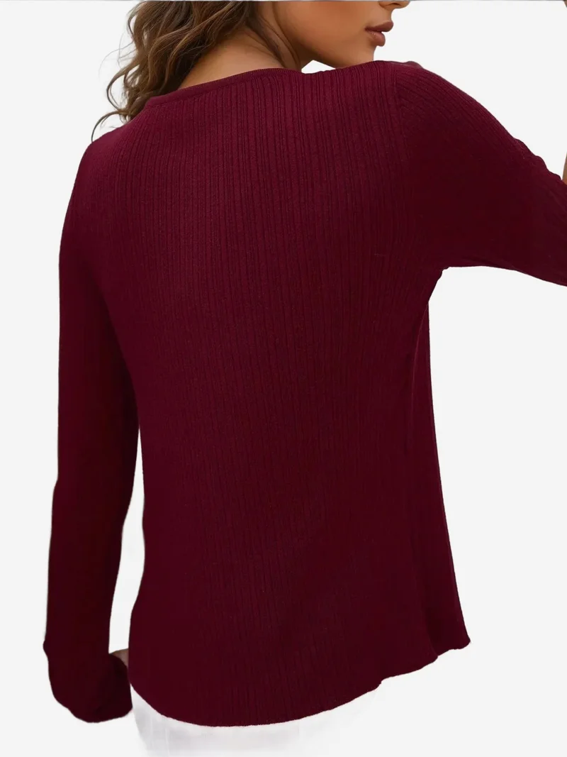 HICCUP Buttoned Basic Cardigan