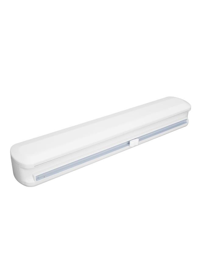 NIBEMINENT Plastic Wrap Dispenser with Slide Cutter Smooth Cutting Adjustable Reusable Cling Film Dispenser for Tin Foil S 37x6.5cm  - Image 2