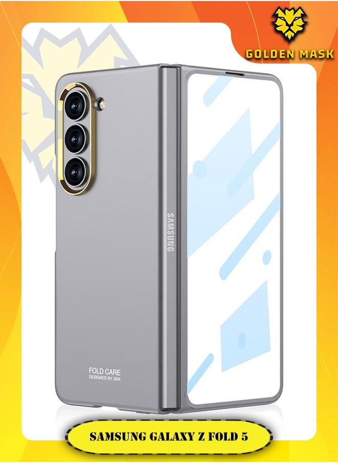GOLDEN MASK - GOLDEN MASK Compatible With Samsung Galaxy Z Fold 5 Ultra Thine With Lenc (Gray) - Image 1