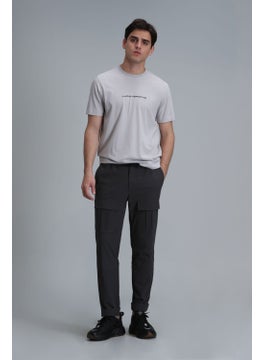 Lufian Men's Tony Modern Graphic T-Shirt 111020190 Stone  - Image 2