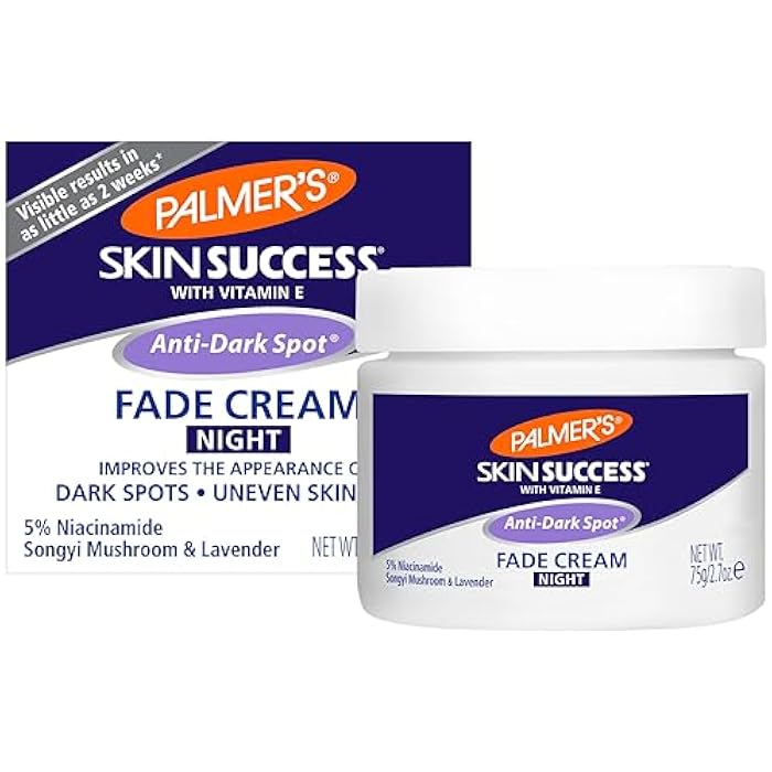 Palmer's Skin Success Anti-Dark Spot Nighttime Fade Cream with Retinol & Niacinamide, Dark Spot Corrector for Face, Night Moisturizer Helps Reduce Dark Spots, Fine Lines & Wrinkles, 2.7 Ounce - Image 1