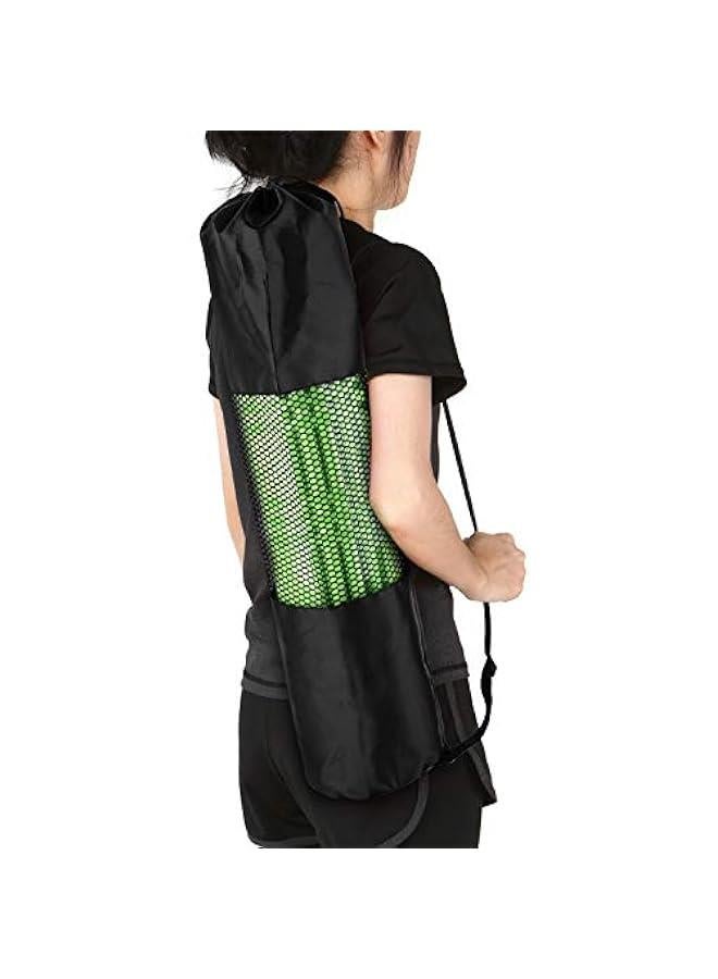 MOXO 118 x 275 InchYoga Mat Mesh Bag Lightweight Breathable Sports Gym Equipment Bag Drawstring Storage Sack - Image 2
