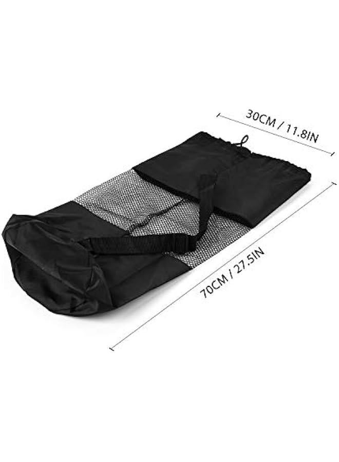 MOXO 118 x 275 InchYoga Mat Mesh Bag Lightweight Breathable Sports Gym Equipment Bag Drawstring Storage Sack - Image 4
