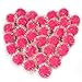 VAPKER 30 Pcs Cat Ball Toys Sparkle Balls Extra Large 2 Inch Cats Favorite Chase Glitter Ball Glitter Tinsel Pom Poms Balls Hot Pink Color - Image 3