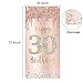 Excelloon Happy 30th Birthday Door Banner Backdrop Decorations for Her Pink Rose Gold 30 Birthday Party Door Cover Sign Supplies Thirty Year Old Birthday Poster Background Decor - Image 2