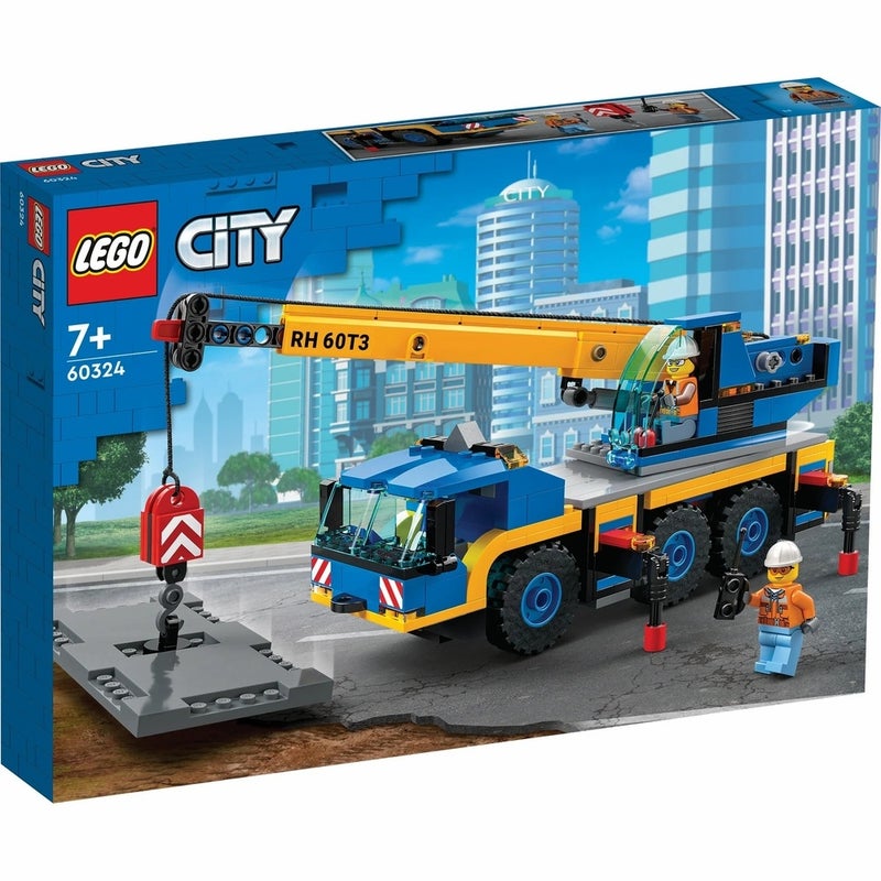 LEGO - City Mobile Crane 340 Pieces - 60324 - Image 1