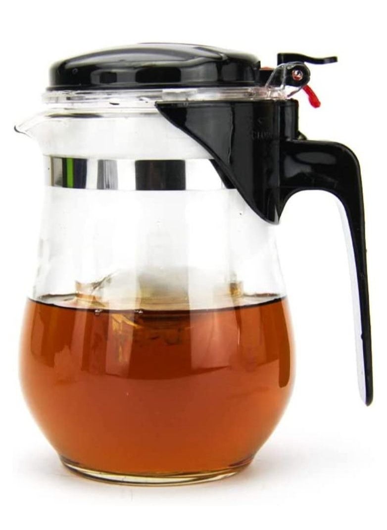 Tealand - Dishwasher Safe Dripper Teapot with Removable Infuser Food Grade Material 100% BPA Free for Loose Leaf Tea & Blooming Tea (500ml) - Image 1
