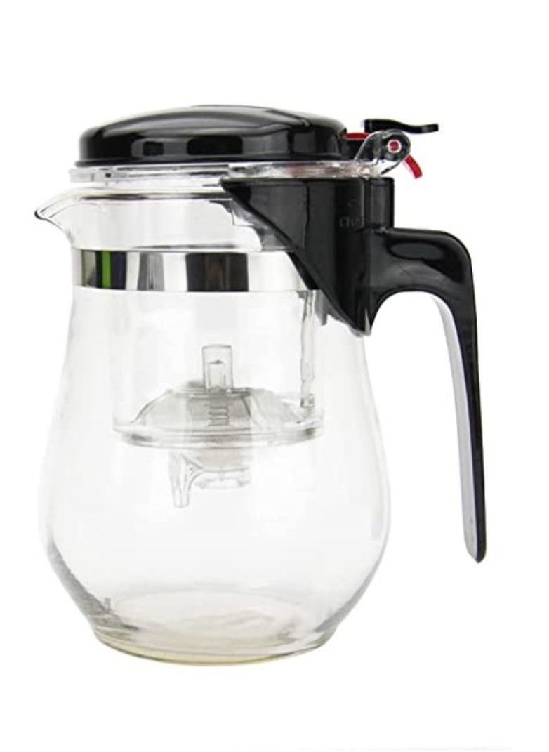 Tealand - Dishwasher Safe Dripper Teapot with Removable Infuser Food Grade Material 100% BPA Free for Loose Leaf Tea & Blooming Tea (500ml) - Image 1