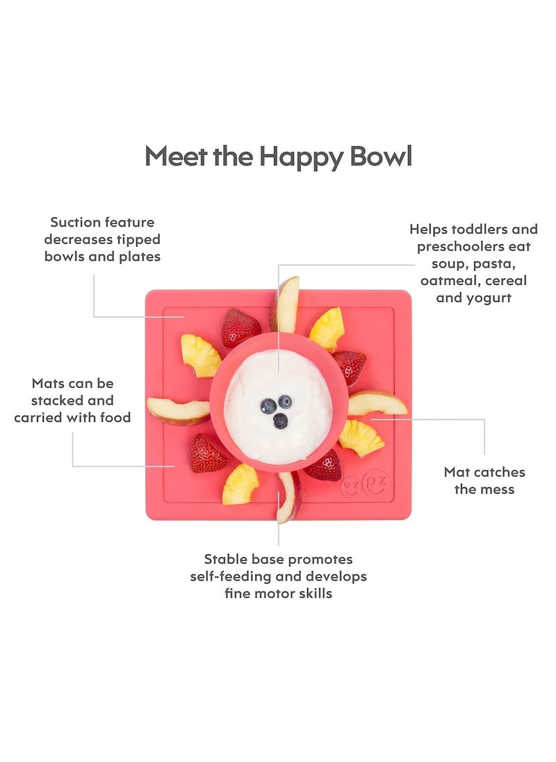 Happy Bowl 24 Months + 100% Silicone Suction Plates For Babies - Baby Plate - Bowl With Built-In Placemat For Toddlers And Preschoolers - Olive - pzsku/Z8034A31959A8E06EB9BDZ/45/_/1713353322/233f0d9a-7fa8-4c24-84fe-e3c007ca3c88