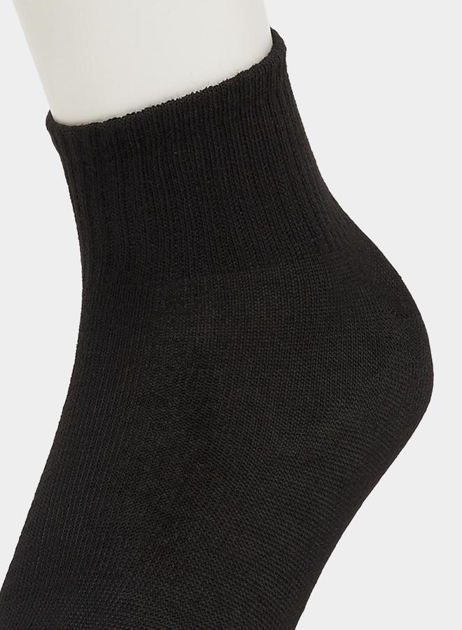 Styli Styli Set of 5 - Solid Crew Socks  - Image 3
