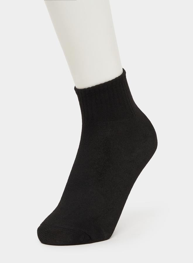 Styli Styli Set of 5 - Solid Crew Socks  - Image 2