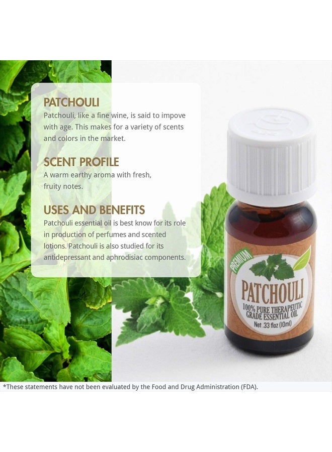 Healing Solutions 10ml Oils - Patchouli Essential Oil - 0.33 Fluid Ounces - Image 3